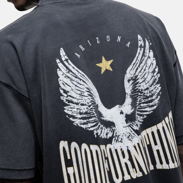 GOOD FOR NOTHINGCamiseta"Arizona Gradient Black T-shirt"color negro