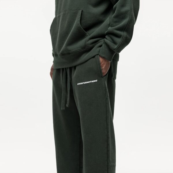 GOOD FOR NOTHING Pantalon " VINTAGE WASHED GREEN SWEATPANTS " verde