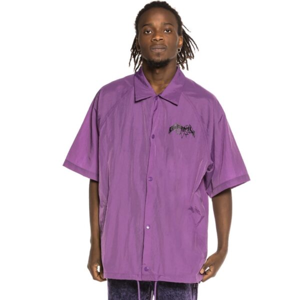 Chaqueta Unisex GRIMEY manga corta " Liveution " color morado