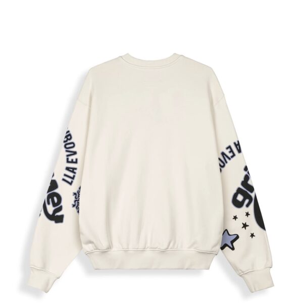 GRIMEYSudadera"CONCREAT JUNGLE  WE ARE ABOVE ALL CREWNECK"color blanco