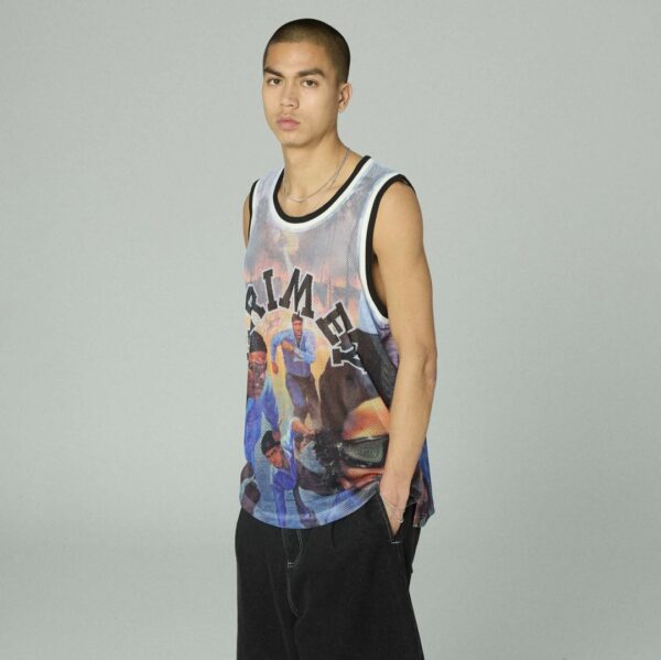 GRIMEYCamiseta"100 MILES RELAXED BASKETBALL JERSEY"multicolor