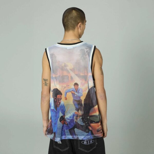 GRIMEYCamiseta"100 MILES RELAXED BASKETBALL JERSEY"multicolor