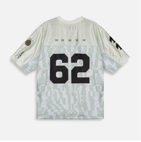 GRIMEY Camiseta " LUCKY DRAGON MESH BASEBALL JERSEY " color blanco