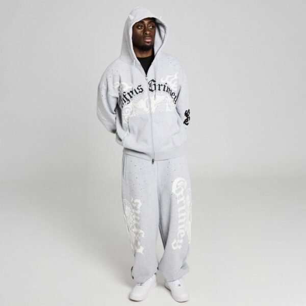 GRIMEYPantalon"CHIEF WATCHER BAGGY SWEATPANTS"color gris