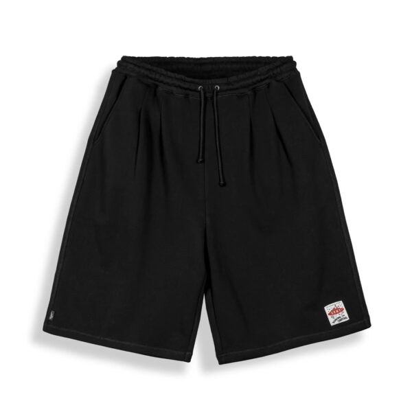 GRIMEYBermudas"CONCREAT JUNGLE  WE ARE ABOVE ALL BAGGY PLEATED SWEATSHORTS"color negro