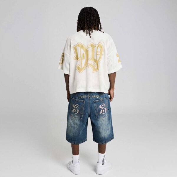 GRIMEYCamiseta"CHIEF WATCHER MESH BOXY TEE"color blanco