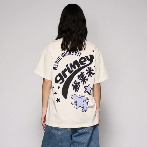 GRIMEYCamiseta"CONCREAT JUNGLE Gé lái m? CLASSIC FIT TEE"color blanco