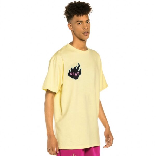 GRIMEY Camiseta " Burn The Fire " color amarillo