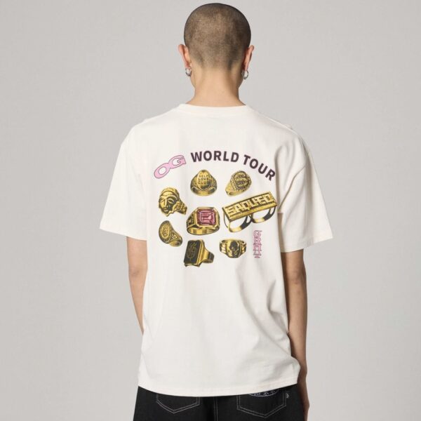 GRIMEYCamiseta"THE OG TOUR CLASSIC FIT TEE"color blanco