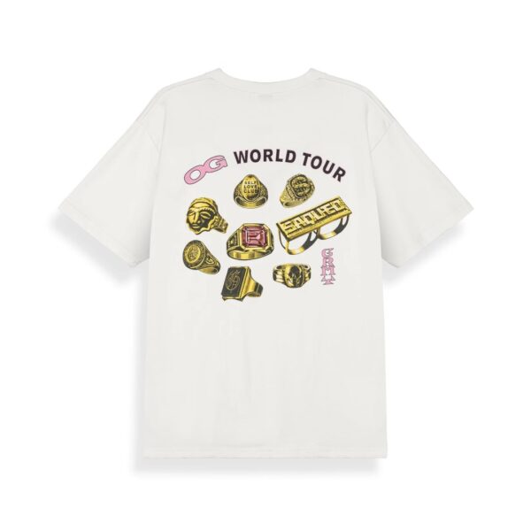 GRIMEYCamiseta"THE OG TOUR CLASSIC FIT TEE"color blanco