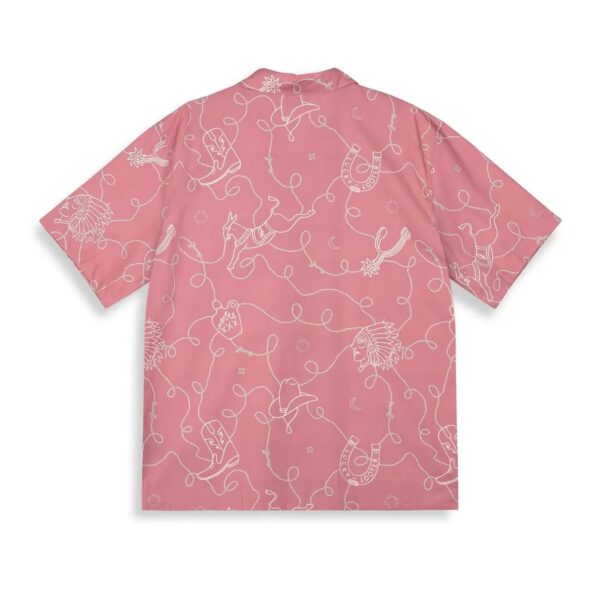 GRIMEY Camisa " LONE HAND BUTTON UP SHIRT " color crudo