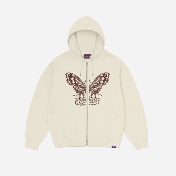 JACKERSudadera"Zhou Zip Hoodie"color beige