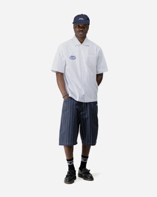 JACKER Bermudas"Stripes Baggy"denim