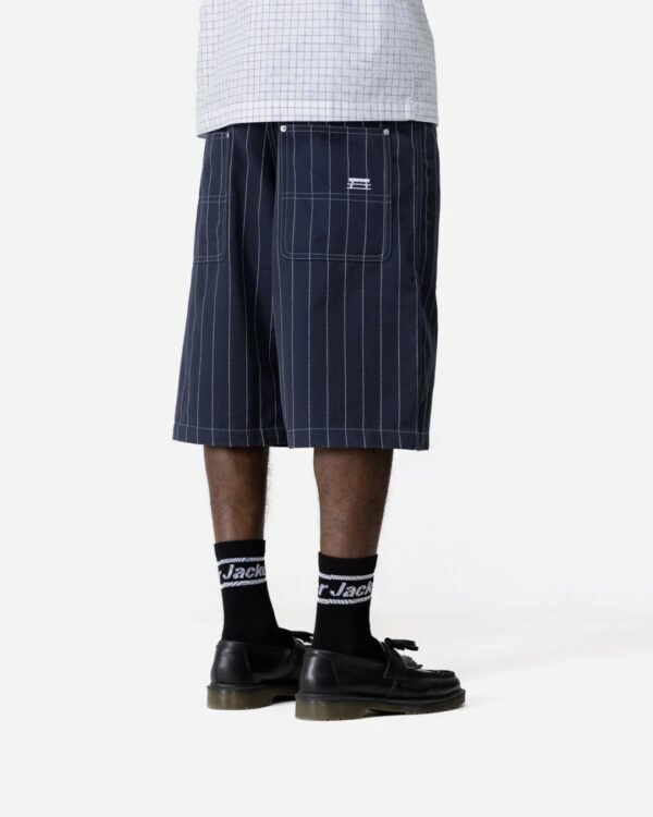 JACKER Bermudas"Stripes Baggy"denim