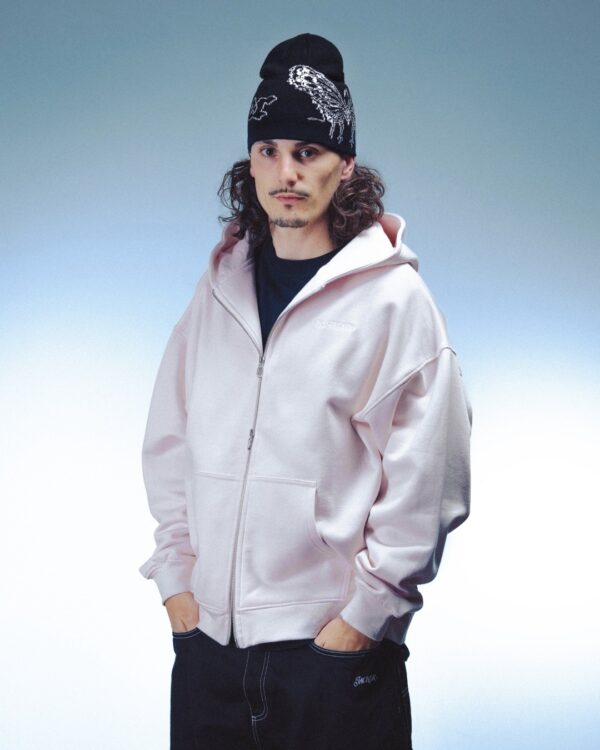 JACKERSudadera con cremallera"Notorious Zip"color rosa