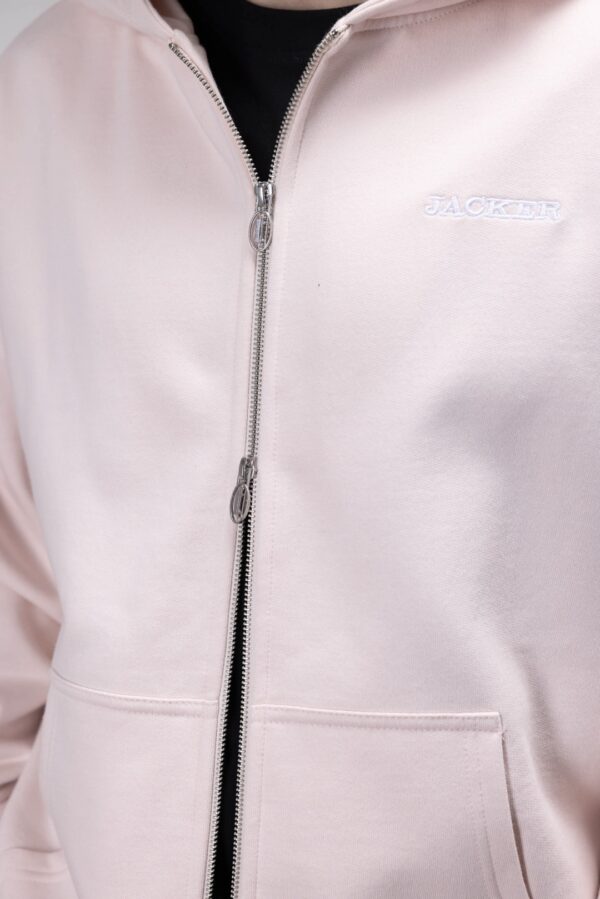 JACKERSudadera con cremallera"Notorious Zip"color rosa