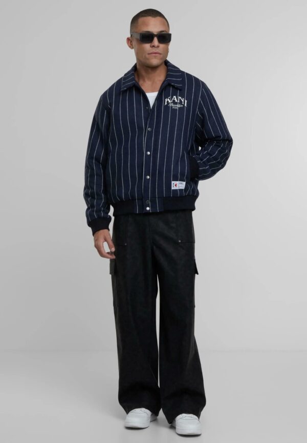 KARL KANIChaqueta"Kani Pinstripes Wool Jacket"color azul