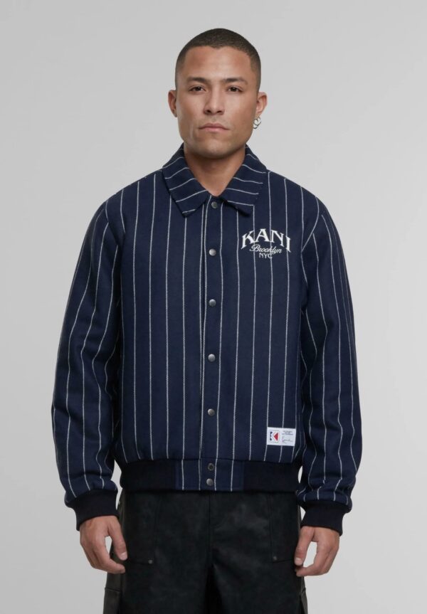 KARL KANIChaqueta"Kani Pinstripes Wool Jacket"color azul