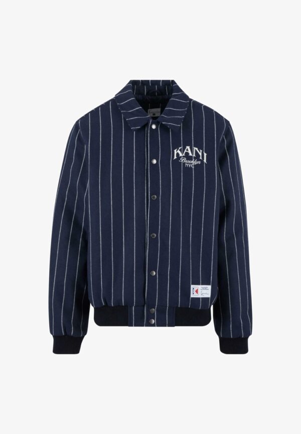KARL KANIChaqueta"Kani Pinstripes Wool Jacket"color azul