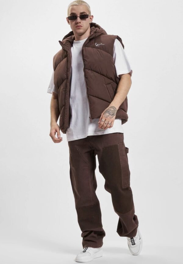 KARL KANI Chaleco " KK Chest Signature Puffer Vest brown "