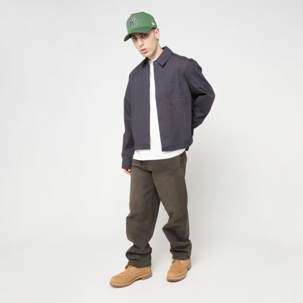 KARL KANICamisa"Signature Check Boxy Shirt"color marron