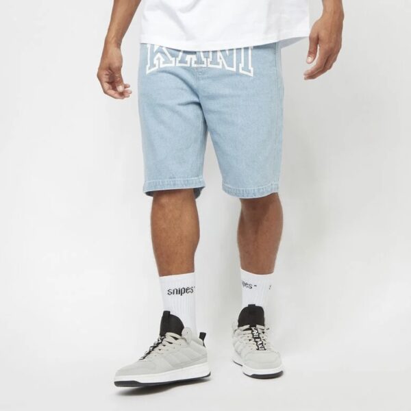 KARK KANI Bermuda tejana lavado azul