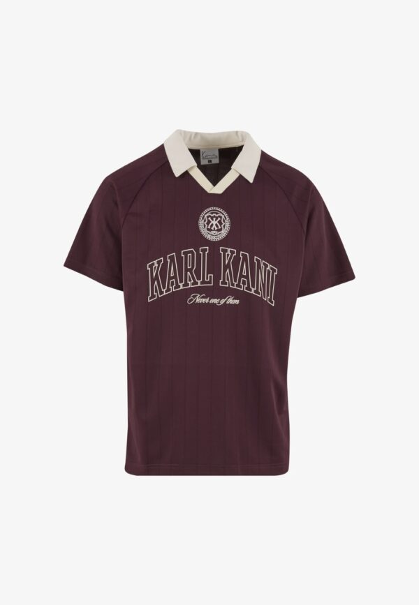 KARL KANICamiseta"Heritage Emblem Shadow Pinstripe Soccer Jersey"color rojo