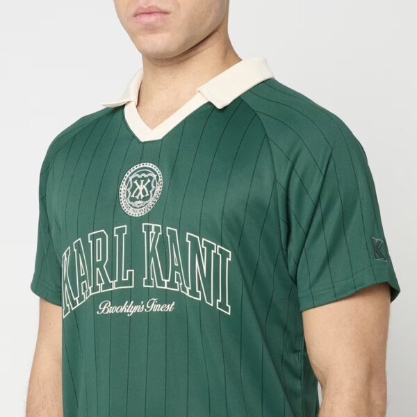 KARL KANICamiseta"Heritage Emblem Shadow Pinstripe Soccer Jersey"color verde
