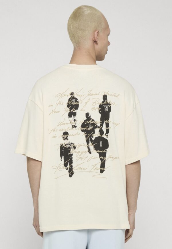 KARL KANICamiseta"Signature Washed Oversized T-Shirt"color blanco