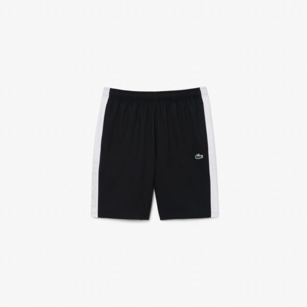 LACOSTEBermudas"Regular Fit Water-Repellent Off Court Shorts"color negro