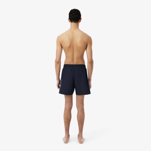 LACOSTEBañador"Mid Length Colorblock Swim Trunks"color negro