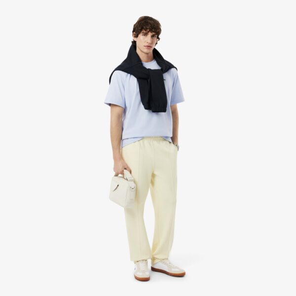 LACOSTECamiseta"Relaxed Fit Heavy Cotton Jersey T-shirt"color celeste