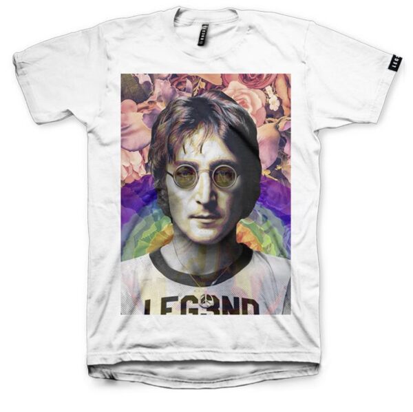 Camiseta LEG3END " LENNON " color blanco