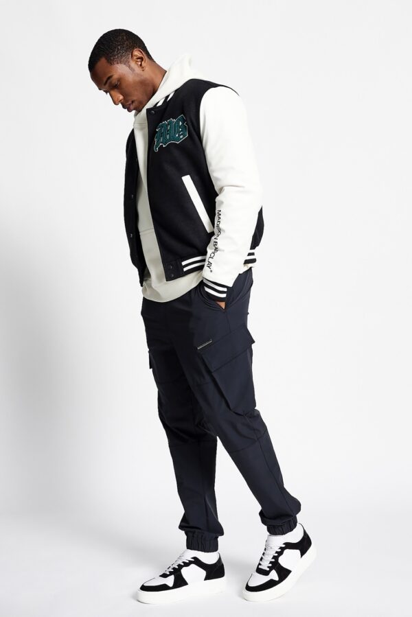 MADISON BARCLAYS Chaqueta " LINCOLN BASEBALL WOOL JACKET " color negro