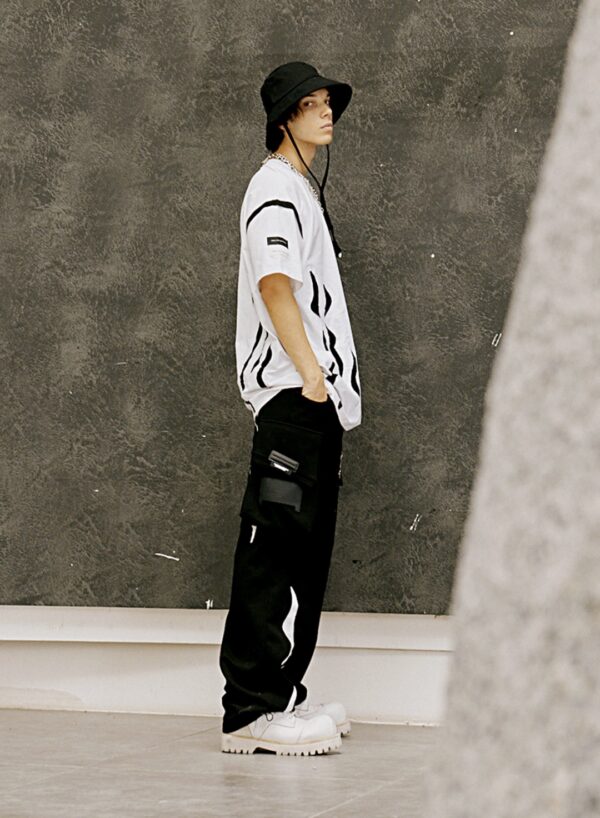 MOD WAVE MOVEMENT Camiseta " SCRATCH T-SHIRT " color blanco