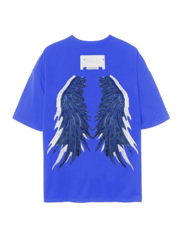 MOD WAVE MOVEMENTCamiseta"DOUBLE WINGS T-SHIRT"color azul
