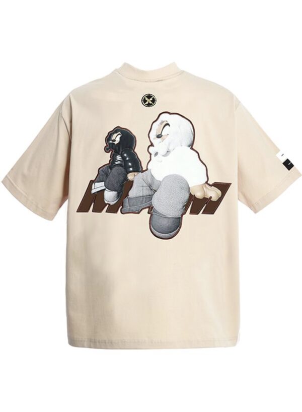 MOD WAVE MOVEMENTCamiseta"VANGUARD´S DOG T-SHIRT"color beige