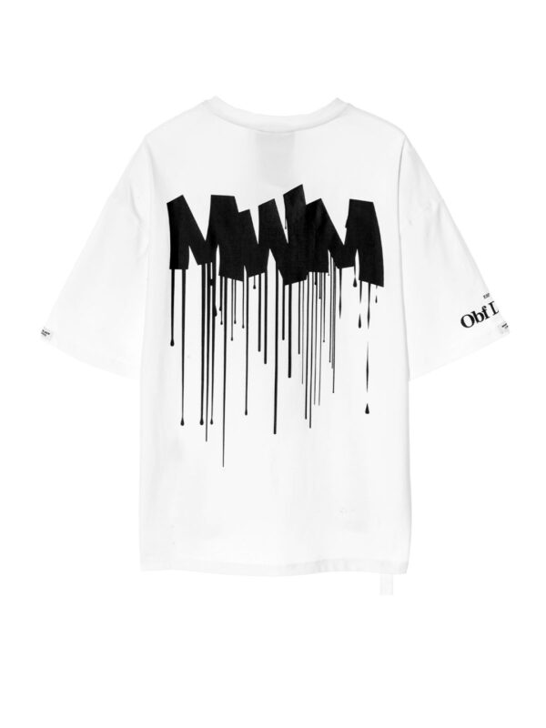 MOD WAVE MOVEMENT Camiseta " BLACK CAPSULE T-SHIRT " color blanco