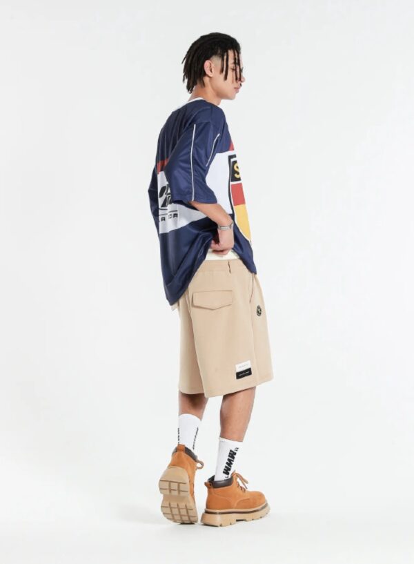 MOD WAVE MOVEMENTCamiseta"Ultra-Oversized Country Team Jersey"color marino