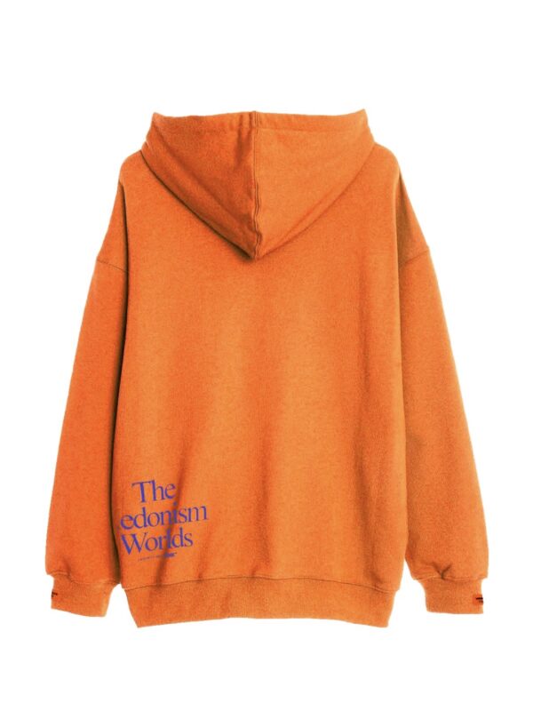 MOD WAVE MOVEMENT Sudadera " VANGUARDS DOG SWEATSHIRT " color naranja