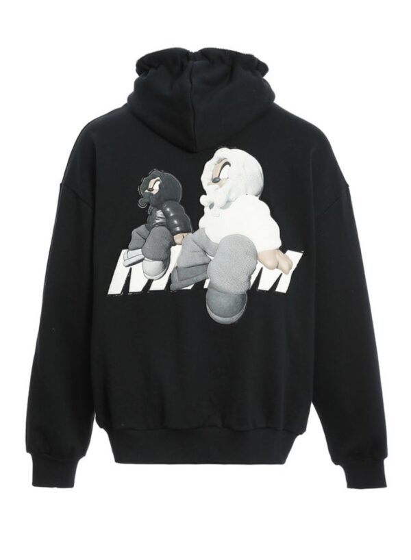 MOD WAVE MOVEMENTChaqueta"VANGUARD´S DOG  HOODIE WITH ZIPPER"color negro