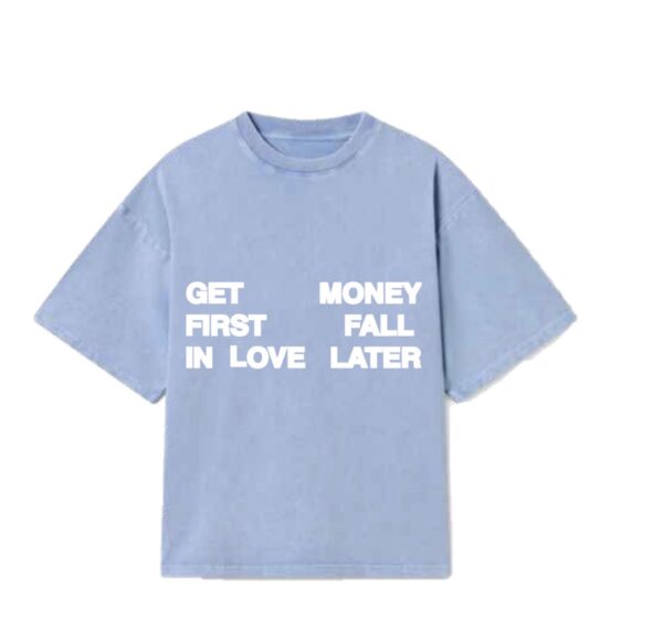 NOFUSSCamiseta"Get Money First"color azul