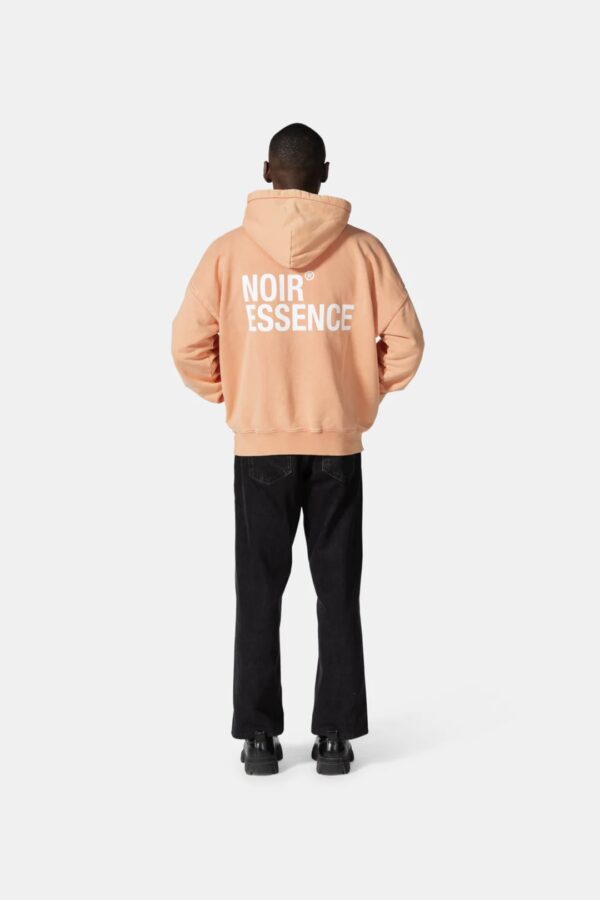 NOIR ESSENCESudadera"Essence Washed Coral Hoodie"color coral
