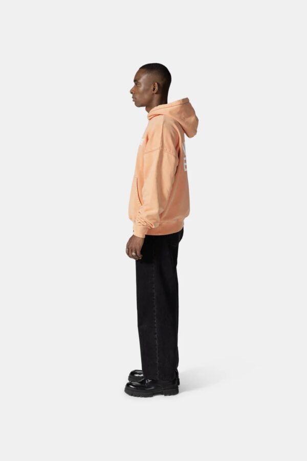 NOIR ESSENCESudadera"Essence Washed Coral Hoodie"color coral