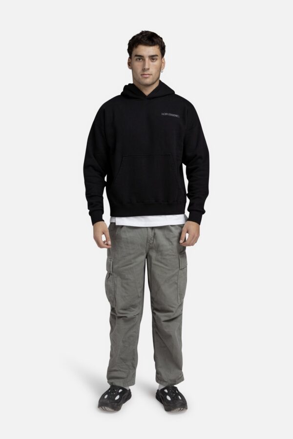 NOIR ESSENCESudadera"Los Angeles Black Hoodie"color negro