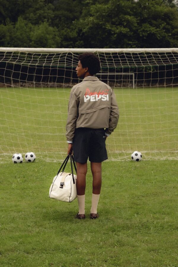 POMPEII BRAND Cortavientos " CHECKED BROWN WINDBREAKER " color marron