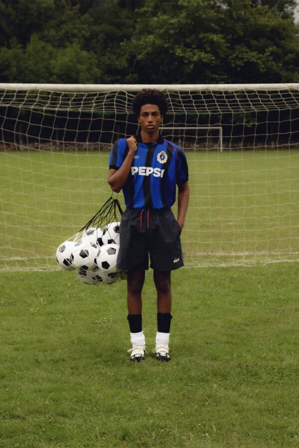 POMPEII BRAND Camiseta " PRE-SEASON FOOTBALL KIT " color azul