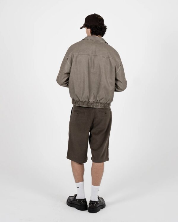 PROHIBITEDChaqueta"Exit Speed Jacket Brown"color marron