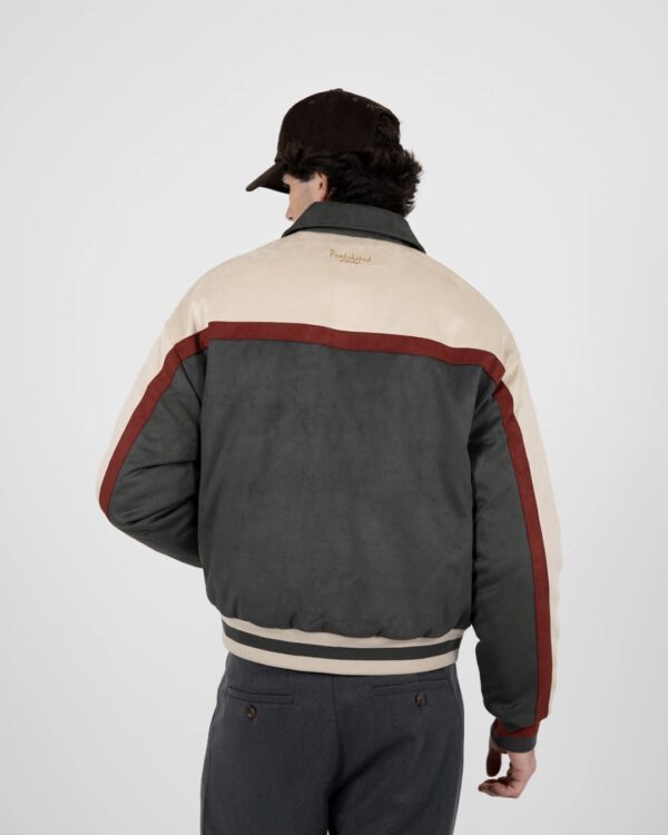 PROHIBITEDChaqueta"Suede Club Jacket Green"color verde