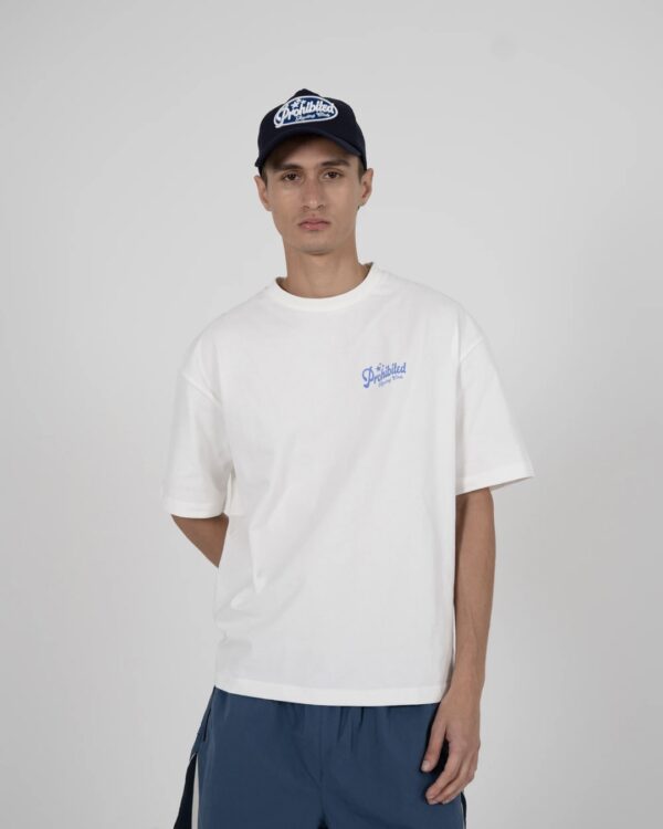 PROHIBITEDCamiseta"Tuning Club Tee Blue"color azul